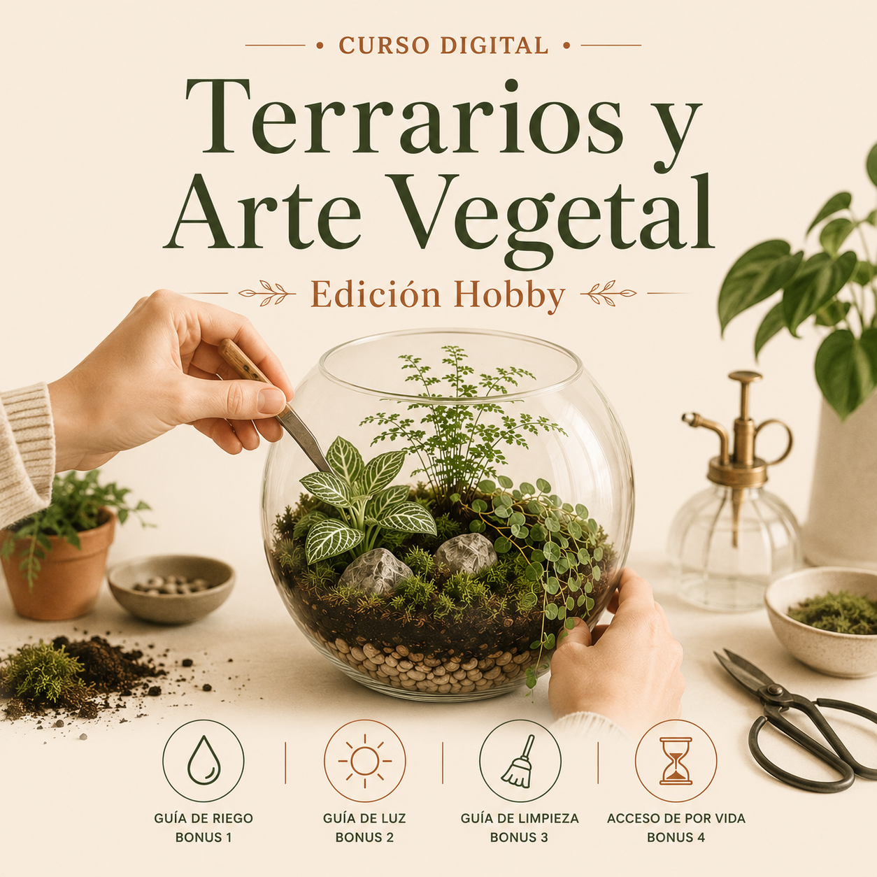 Terrarios y Arte Vegetal — Edición Hobby